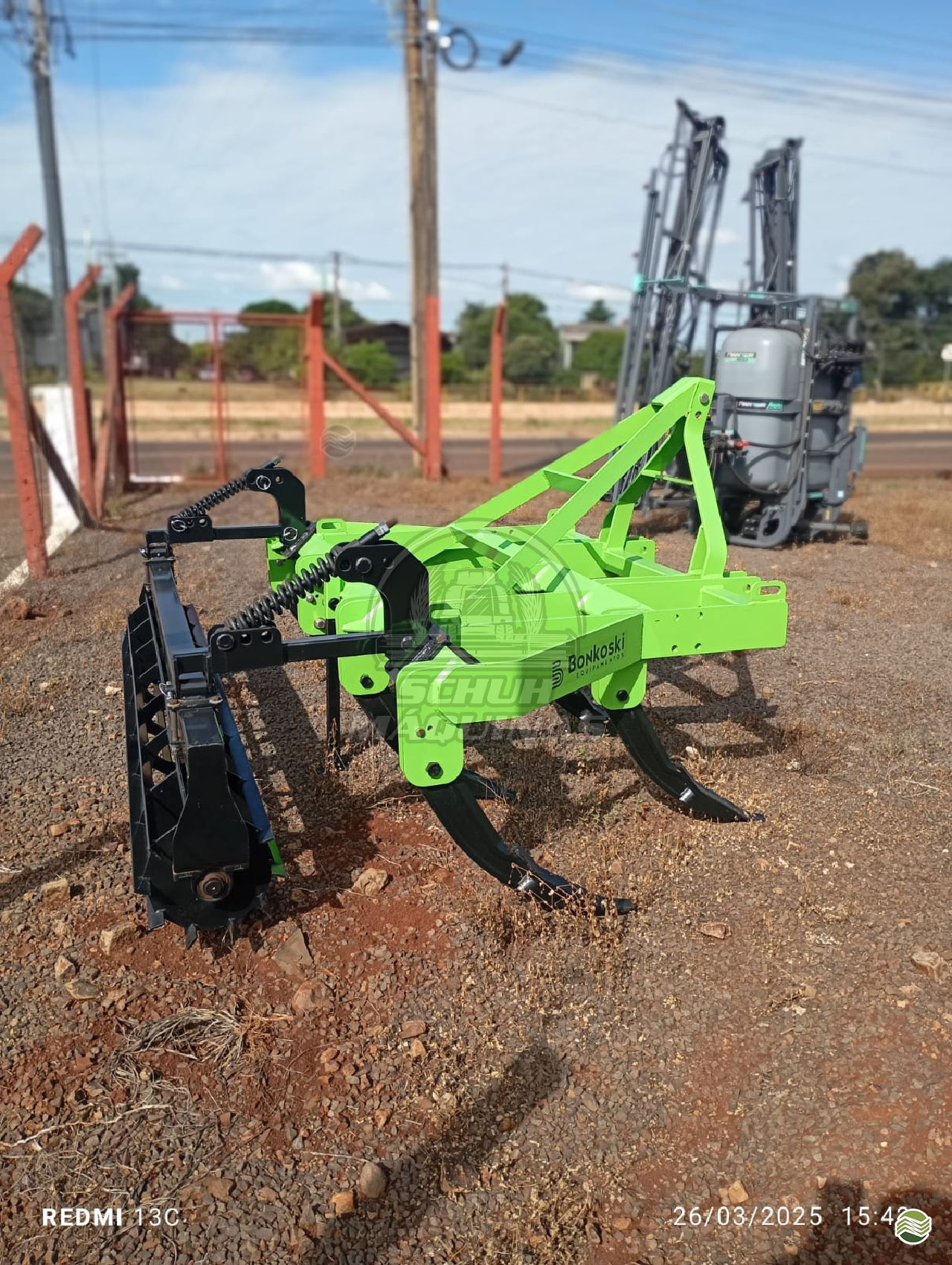 IMPLEMENTOS AGRICOLAS SUBSOLADOR 7 HASTES Schuh Máquinas MARECHAL CANDIDO RONDON PARANÁ PR